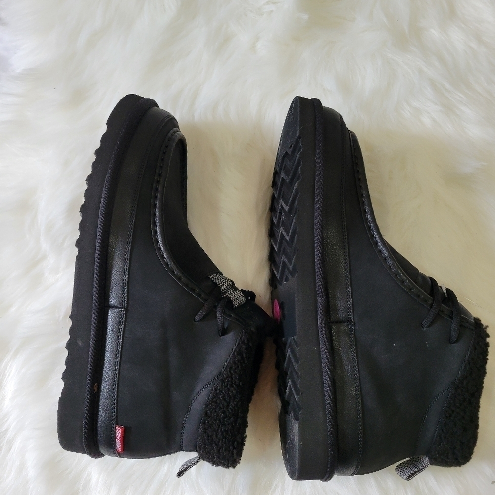Stacy Adams Black Fur-Lined Boots - Picture 7 of 11